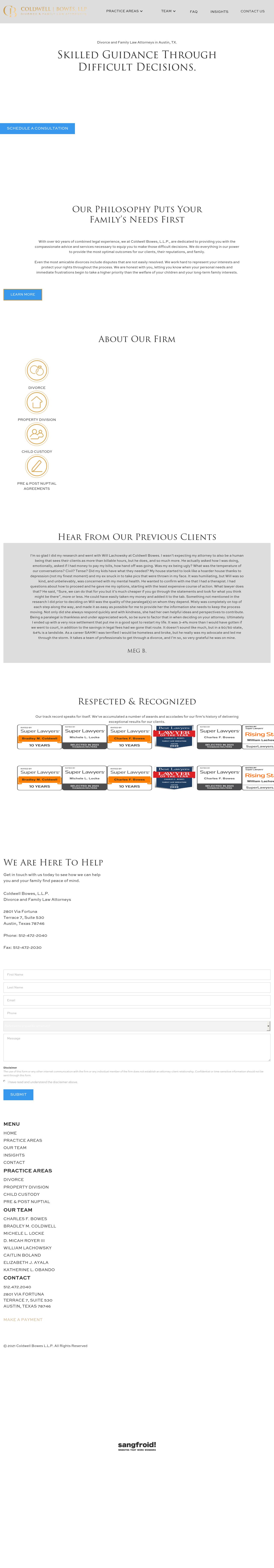 Coldwell | Bowes, L.L.P. - Austin TX Lawyers
